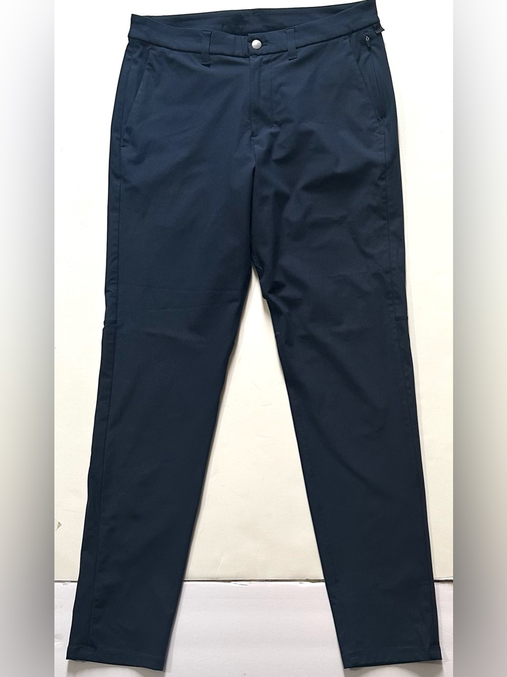 Lululemon ABC Pants Mens 33x32 Blue Slim Fit Stretch Chino Casual Travel Golf